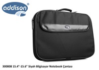 ADDISON 15.6'' SİYAH KASNAKLI KORUMALI NOTEBOOK ÇANTA 300808 - 1
